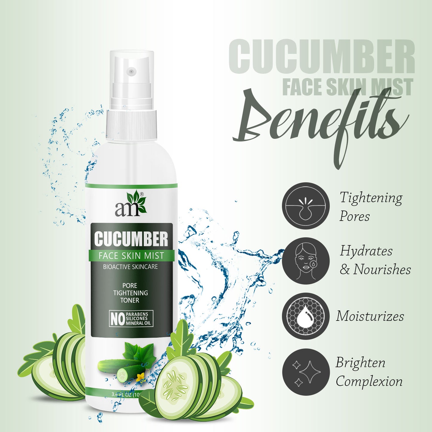 Fresh Cucumber Pore Refining Face Mist Toner