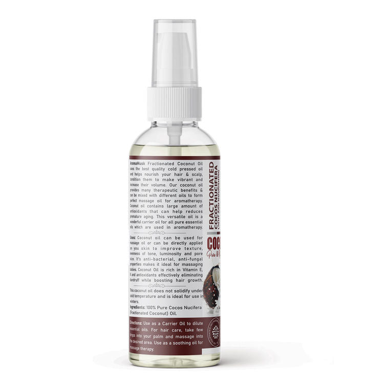 100% Natural & Pure Fractionated Coconut Oil