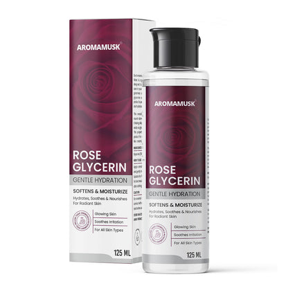 Rose Glycerine For Soft And Moisturize Skin, 125ml