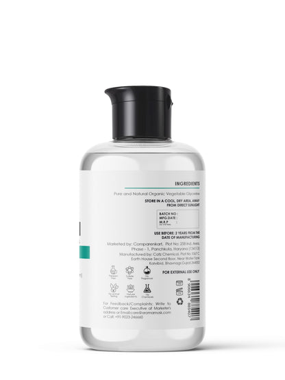 Organic And Pure Vegetable Glycerine For Face, 200ml