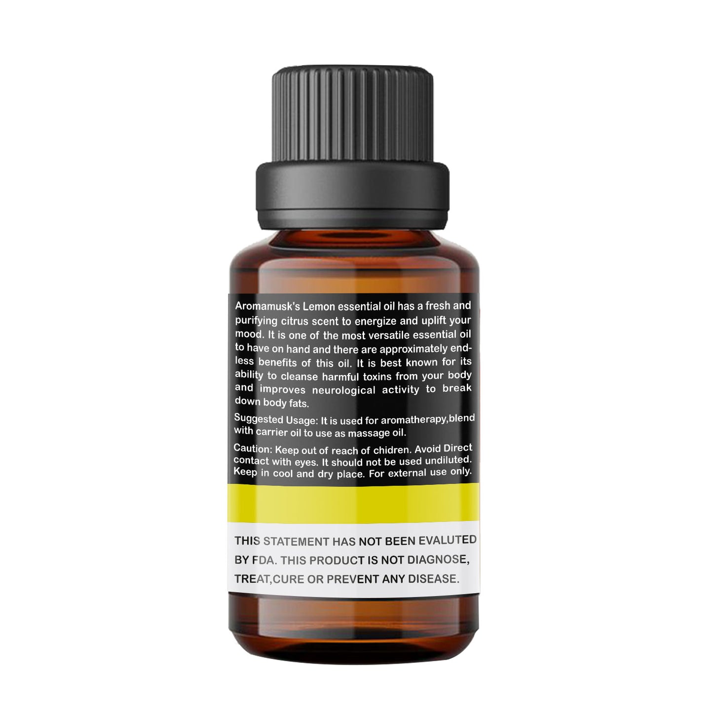 Lemon – Refreshing - Citrus Limonum Pure Aroma Essential Oil, 15ml