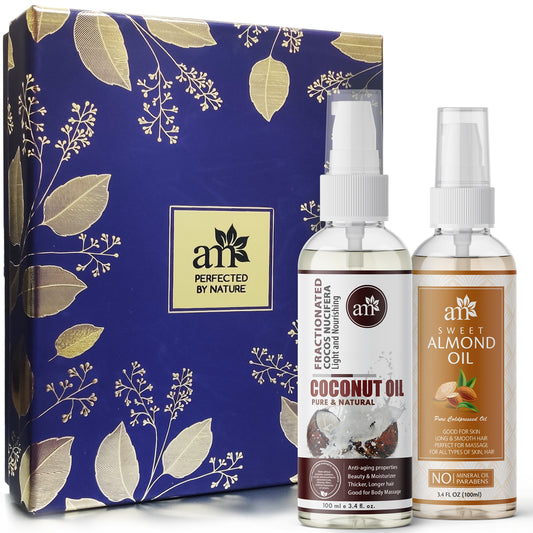 Panacea Gift Box Health Care Kit (Fractionated Coconut Oil + Sweet Almond Oil)