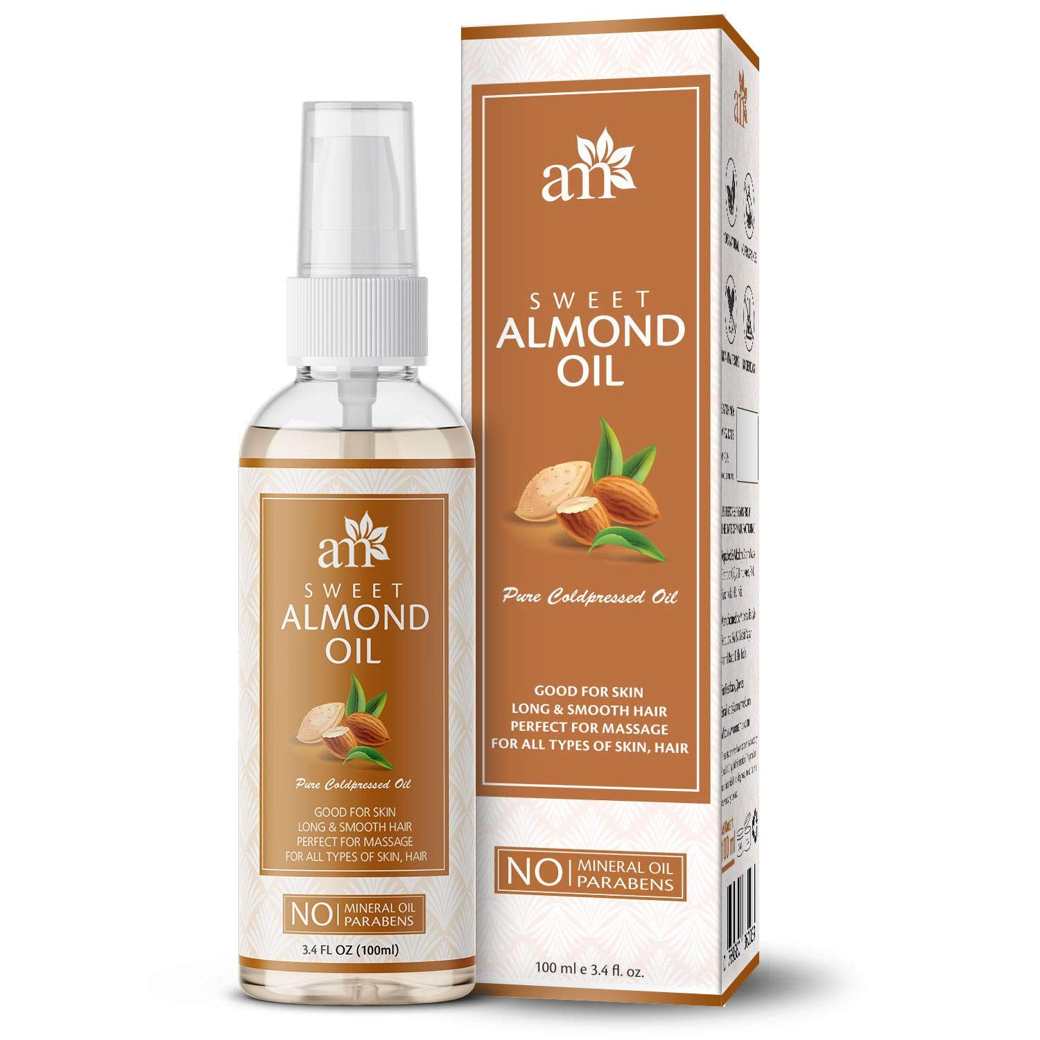 Qoo10 - [Bundle of 3] Herber 100% Pure Almond Oil 85ml for healthier skin  hair... : Hair Care